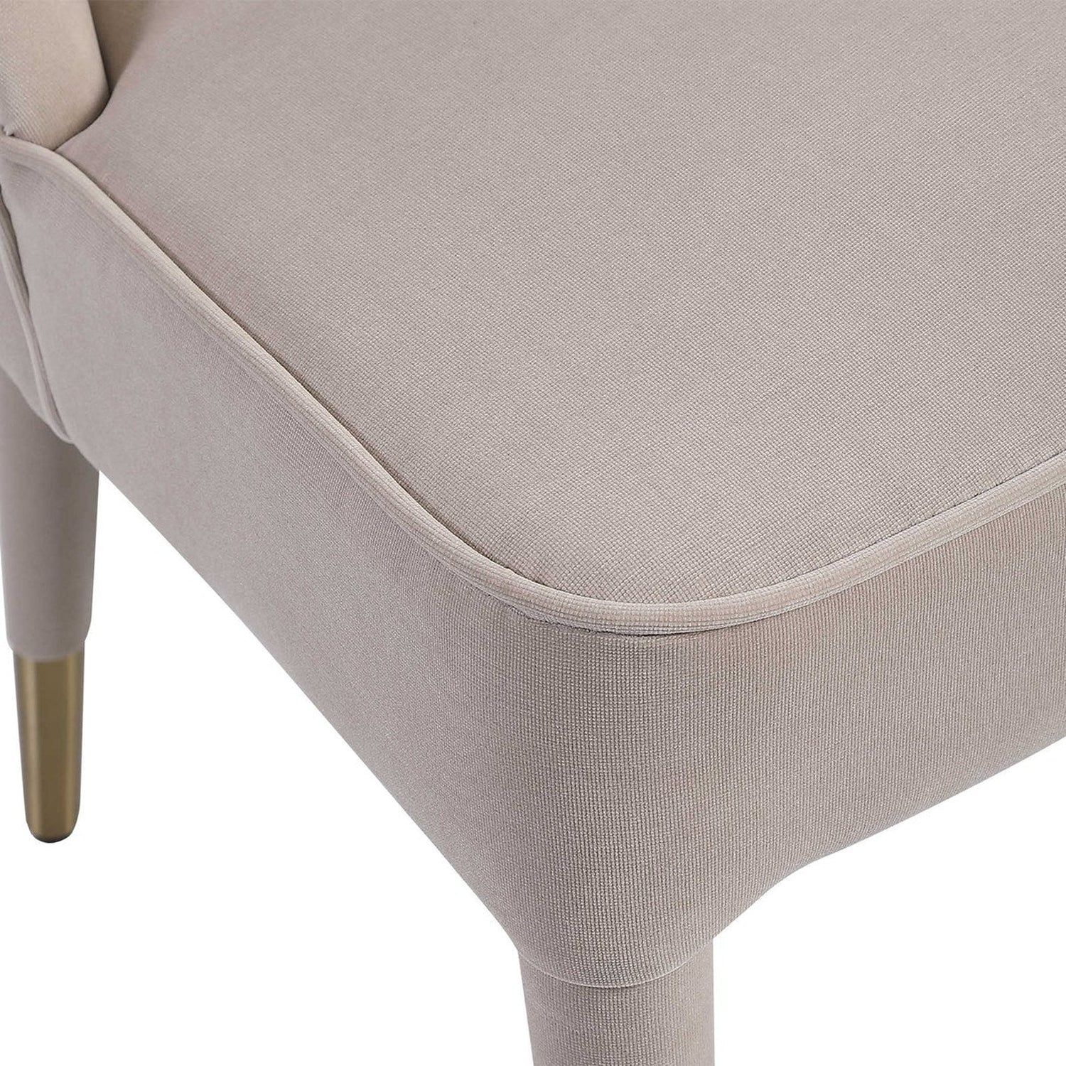 Brie Armless Chair, Champagne Set Of 2 | Uttermost | Home Elegance USA