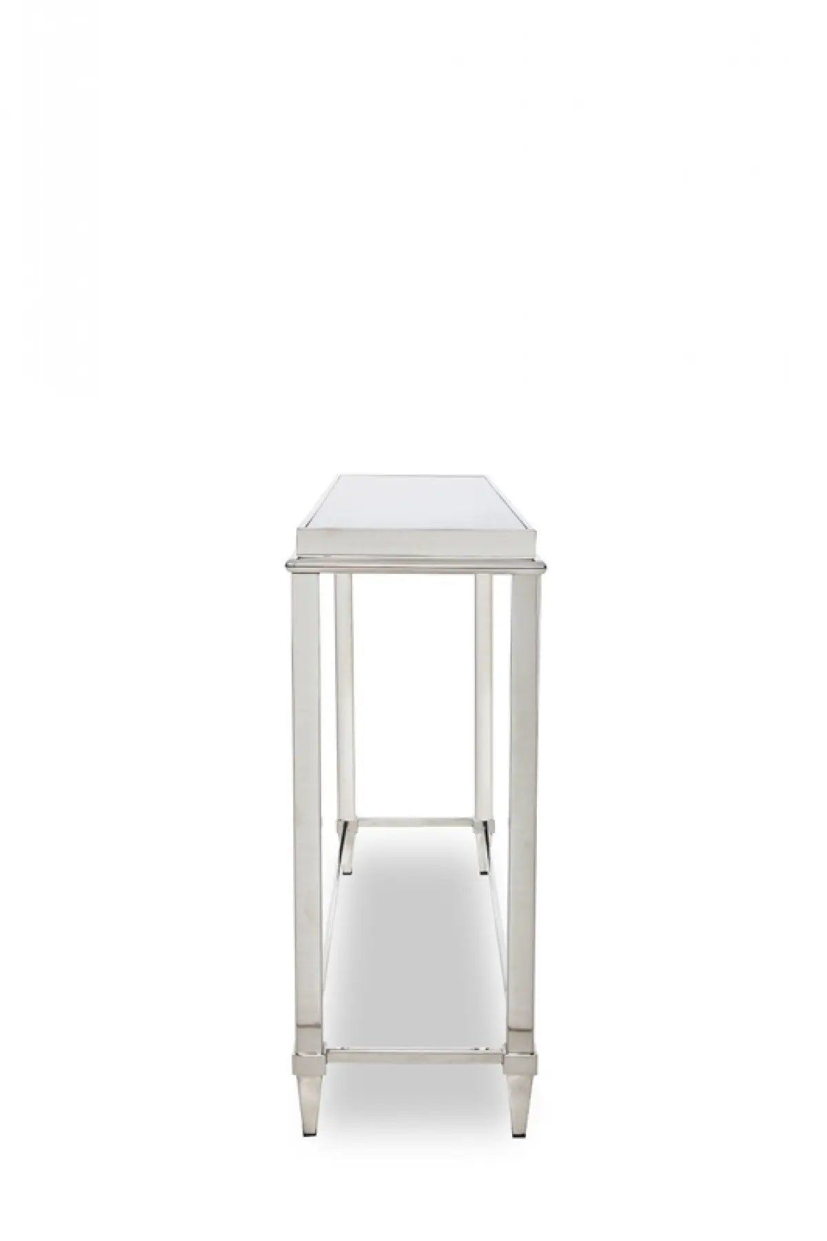 Vig Furniture - Modrest Agar Modern Glass & Stainless Steel Console Table - Vghb235X