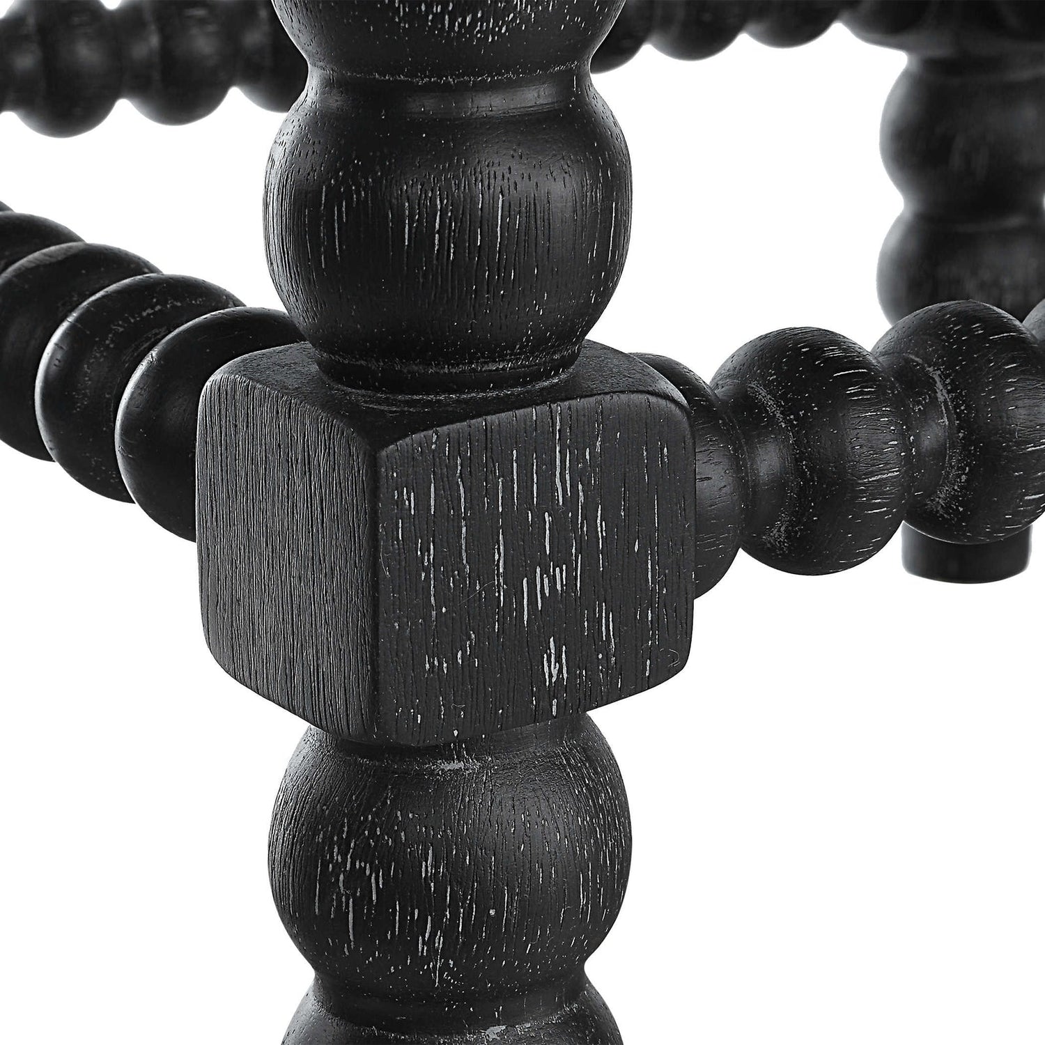 Uttermost Pryce Black Backless Counter Stool - Home Elegance USA