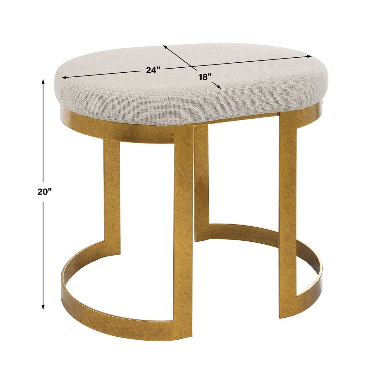 Uttermost Infinity Accent Stool - Home Elegance USA