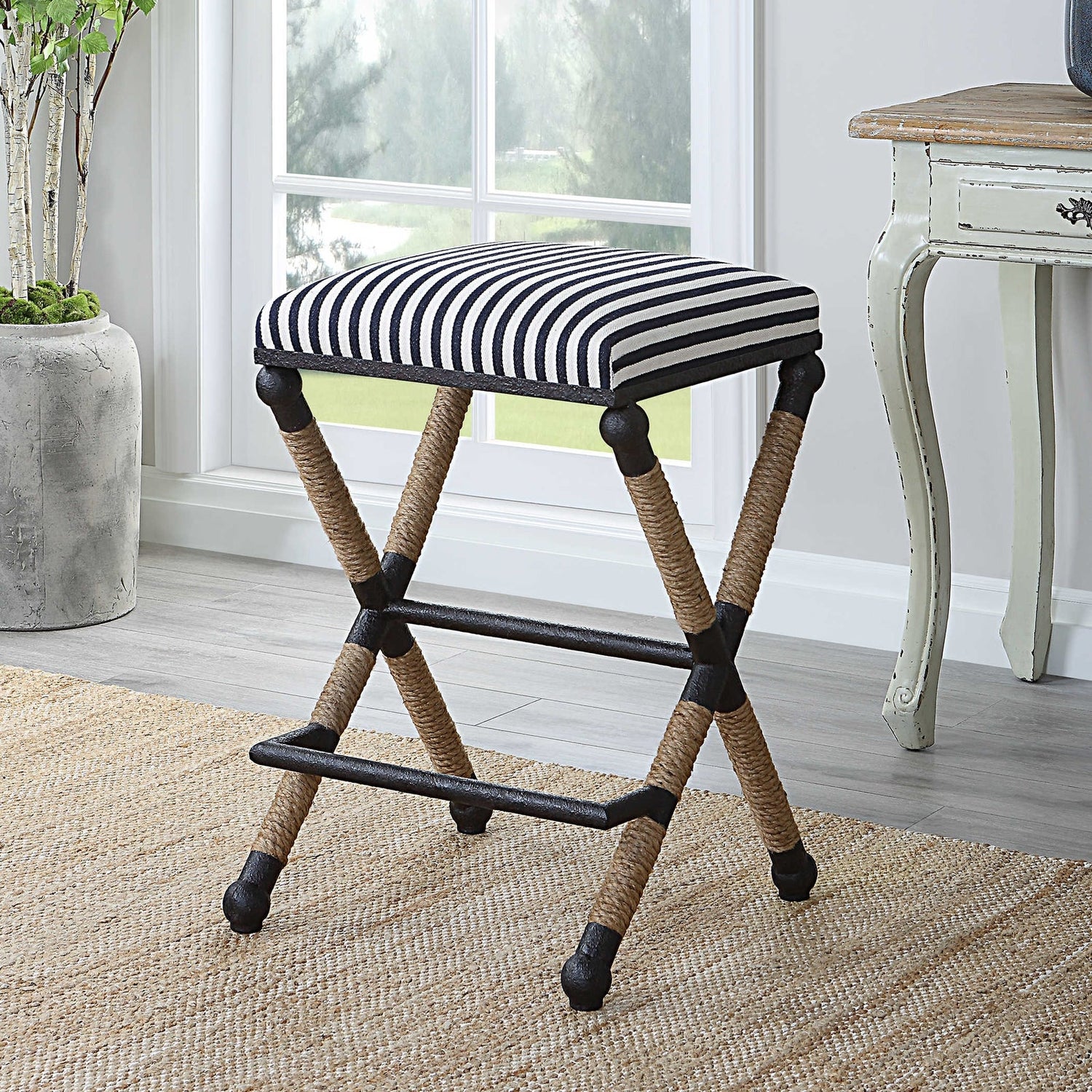 Braddock Backless Counter Stool | Uttermost | Home Elegance USA