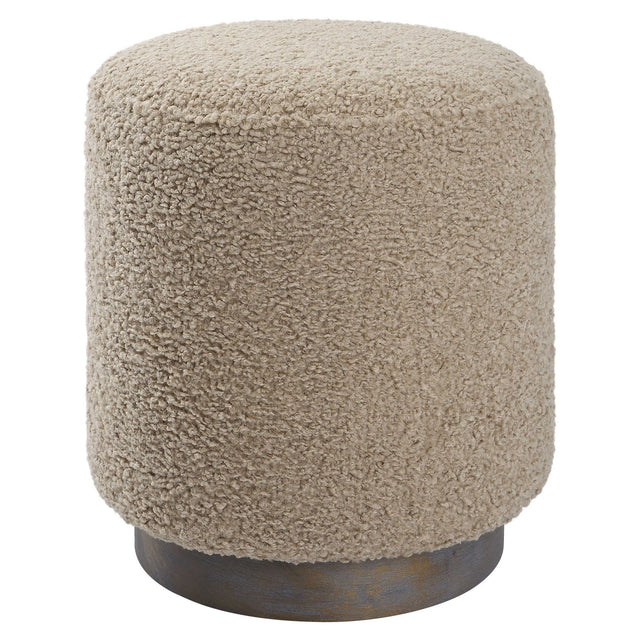 Avila Latte Round Ottoman | Uttermost | Home Elegance USA
