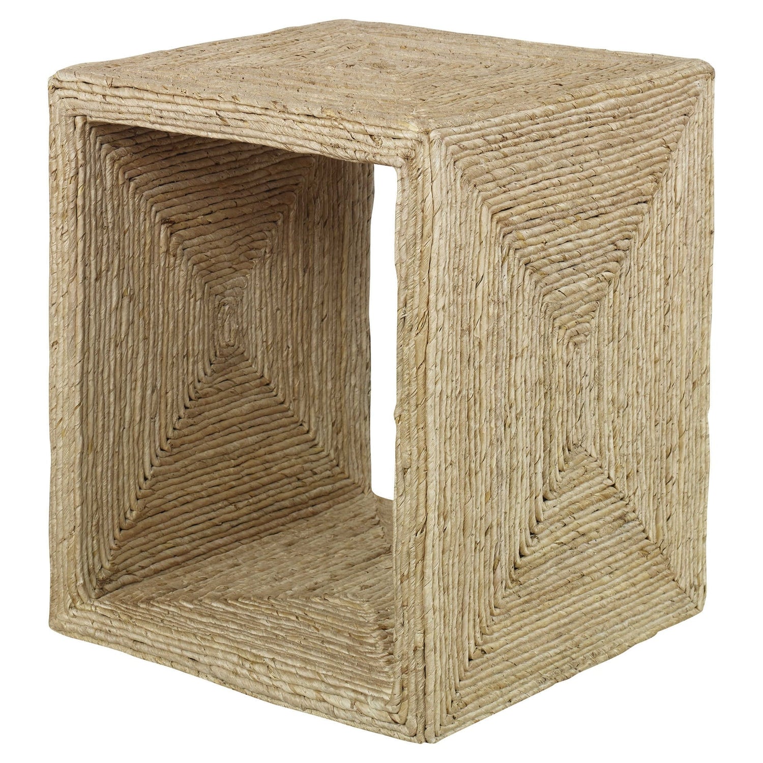 Uttermost Rora Coastal Woven Side Table - Home Elegance USA