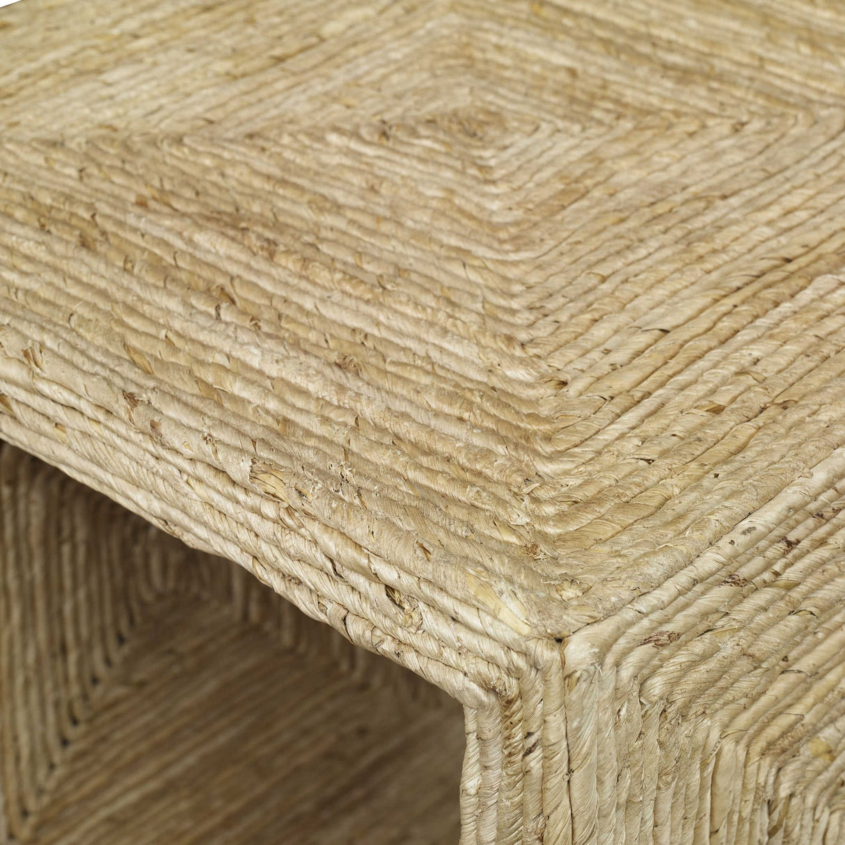 Uttermost Rora Coastal Woven Side Table - Home Elegance USA