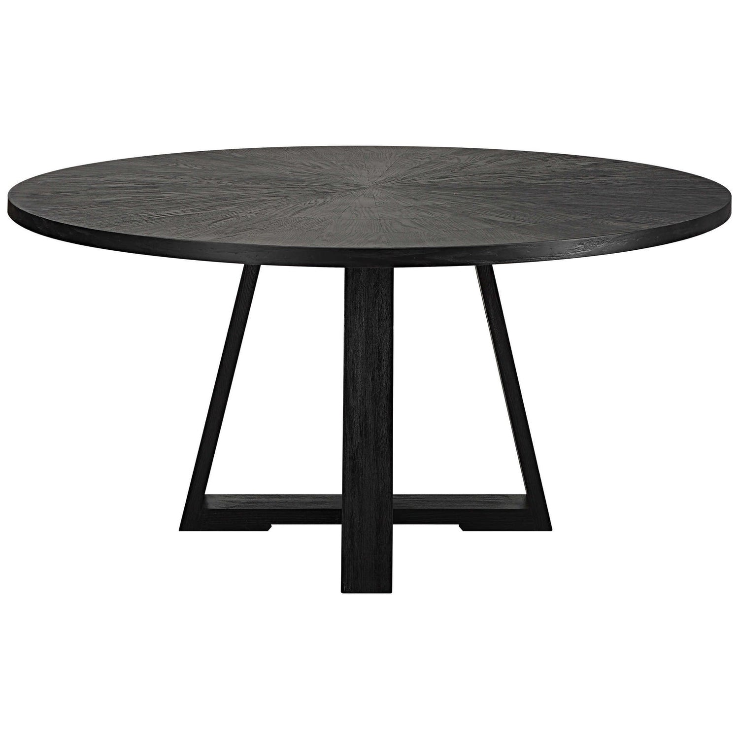 Uttermost Gidran Round Black Dining Table - Home Elegance USA