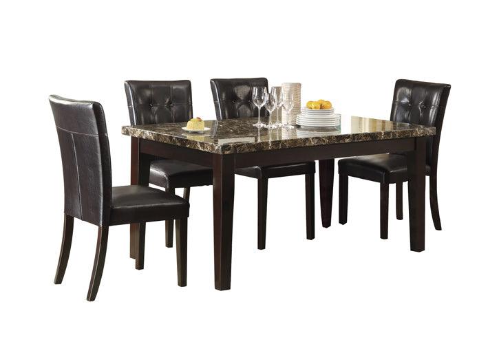 Homelegance - Teague 7 Piece Dining Table Set - 2544-64-7Set