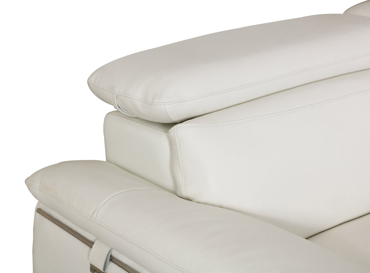 Global United Top Grain Italian Leather Chair - Home Elegance USA