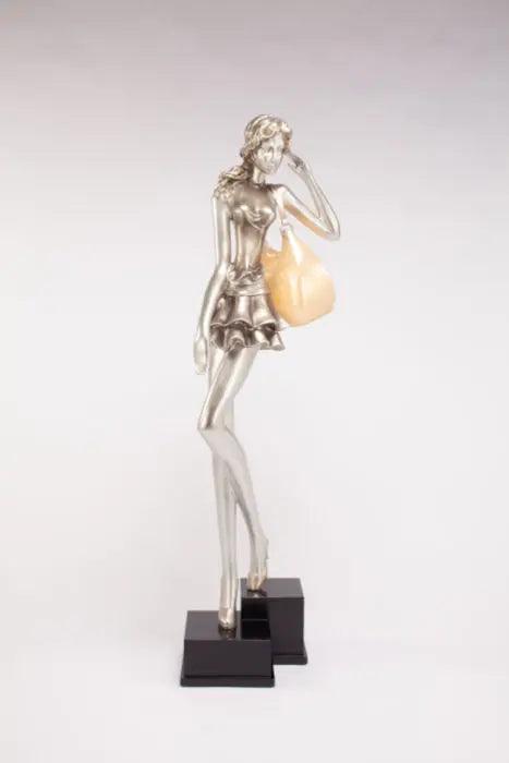 Artmax 2930-FL1 Floor Lamp in contemporary design. Modern vertical floor lamp with 21.5" x 19"D x 72"H dimensions, offering stylish decorative lighting for living rooms, bedrooms, or offices.