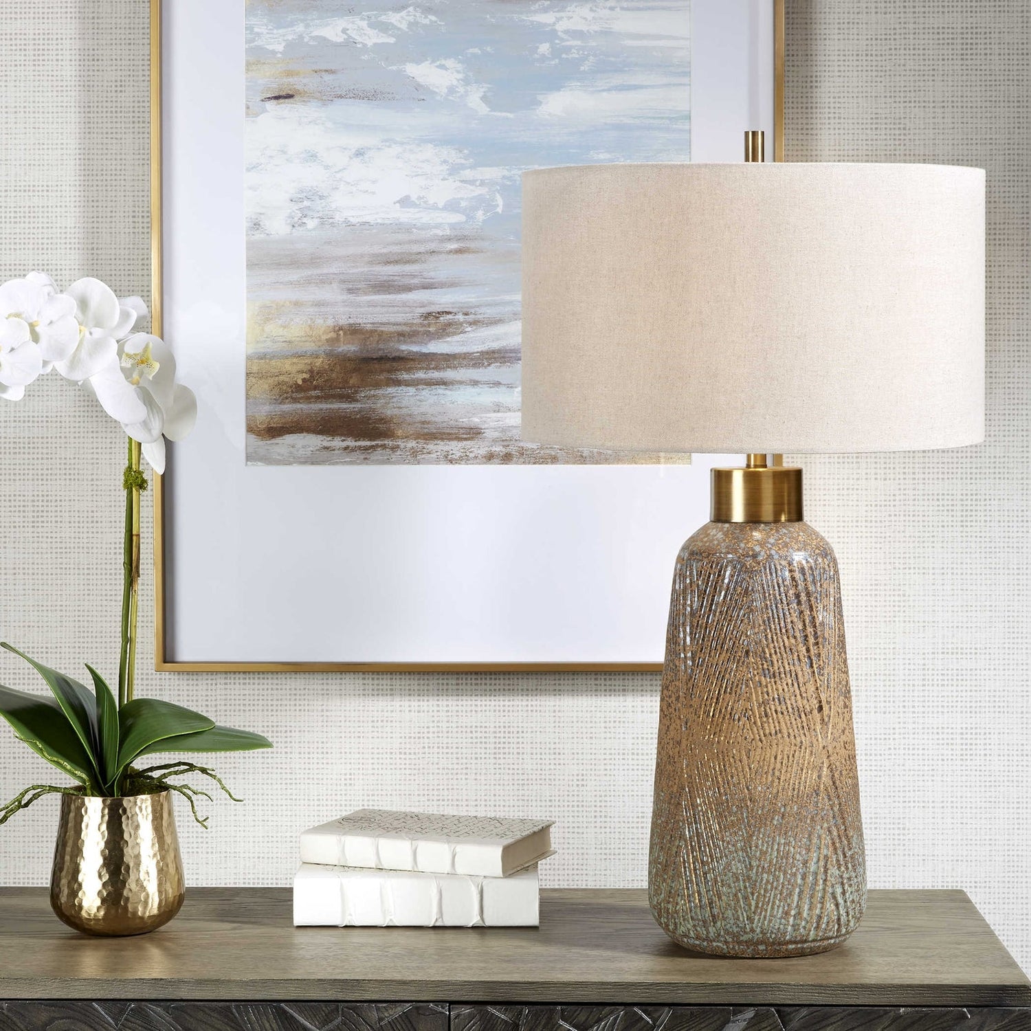 Uttermost Western Sky Ceramic Table Lamp - Home Elegance USA