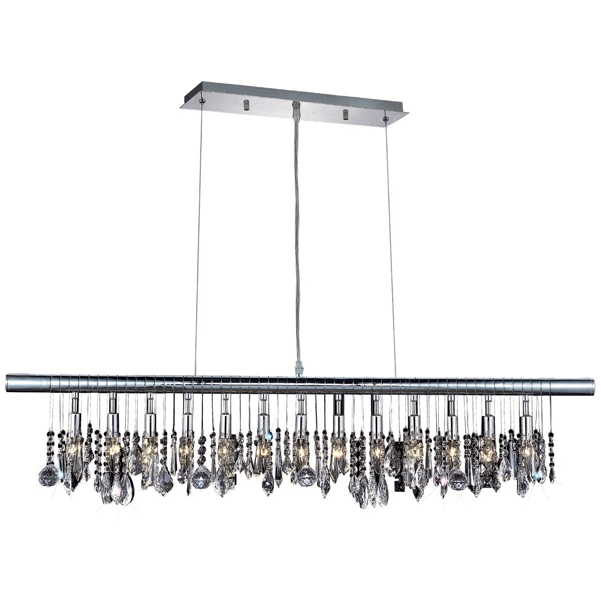 Elegant Lighting Chorus Line 13-Light Chrome Chandelier - Home Elegance USA