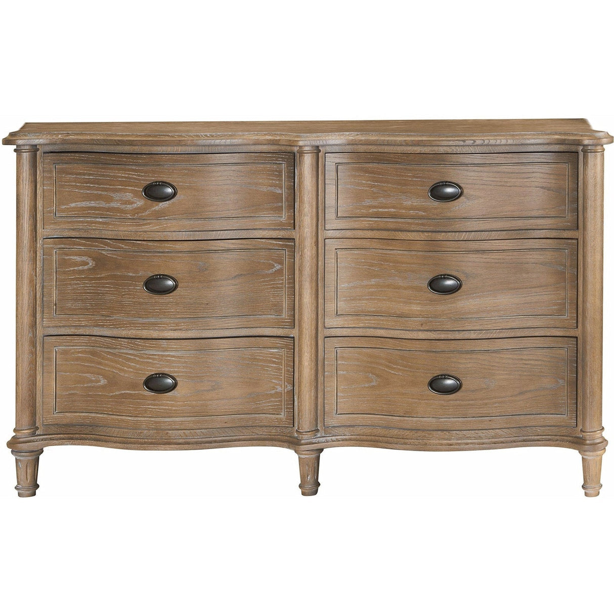 Curated Devon Drawer Dresser Studio Finish with 6 Drawers | Universal