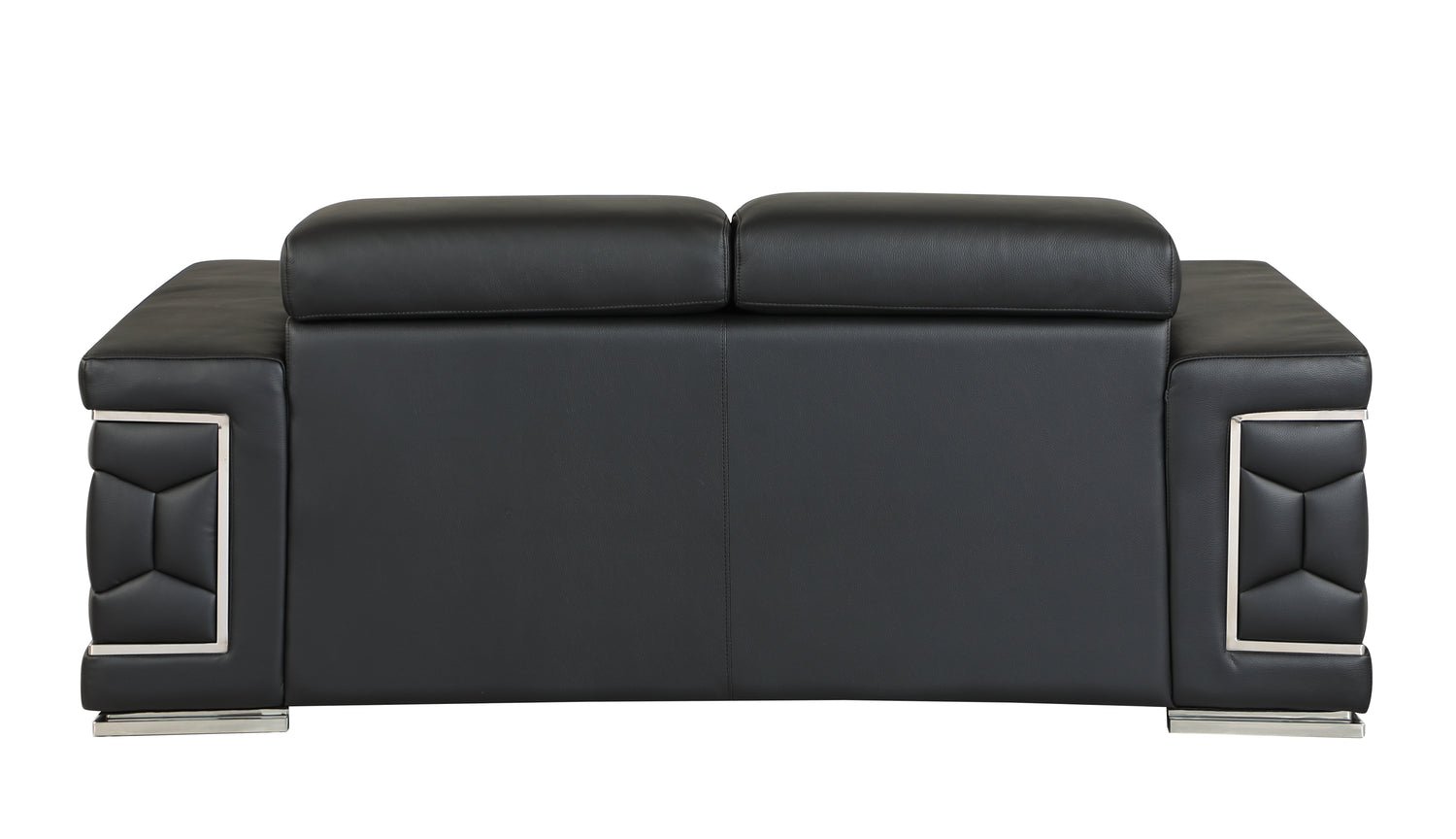 Top Grain Italian Leather Loveseat Home Elegance USA