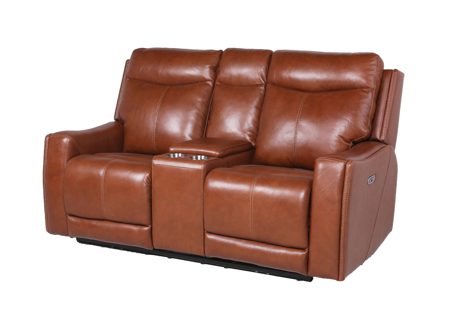 Contemporary Style Motion Set - Top-Grain Leather, Power Headrest and Footrest - Fashion-Forward Colors, Convenient USB Charging Home Elegance USA