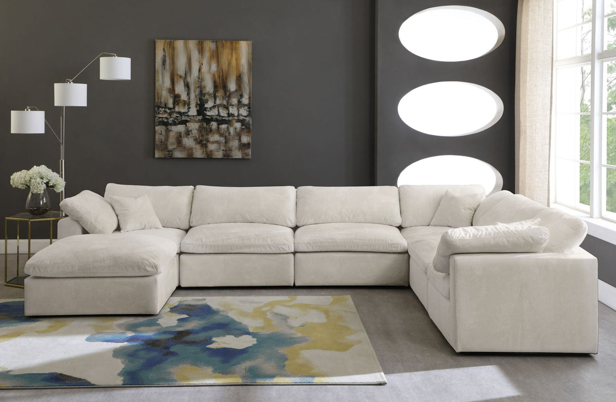 Cozy - Modular Sectional Cloud 7 Piece - Beige | Home Elegance USA