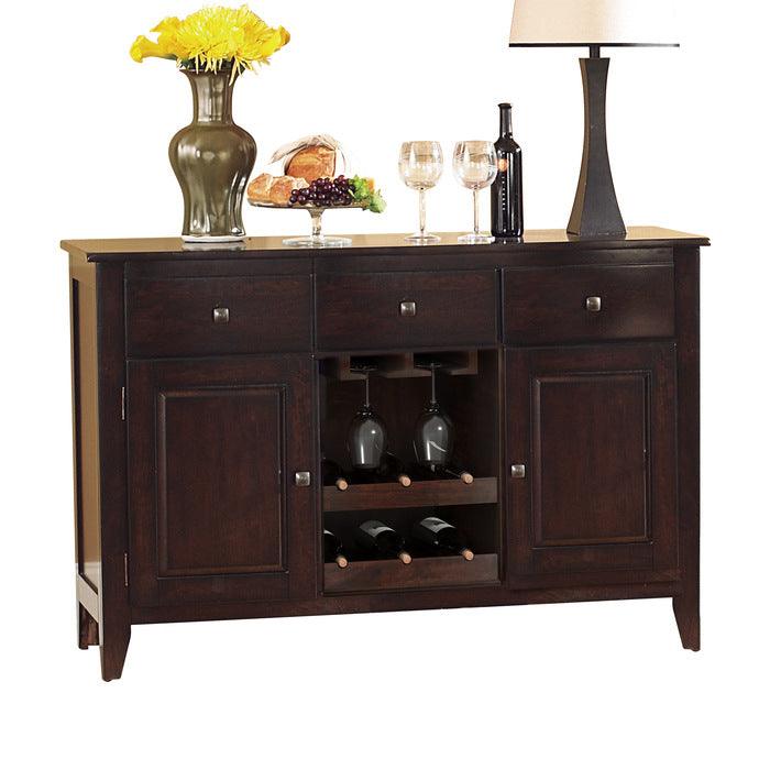 Crown Point Server In Warm Merlot 1372 - 40 | Homelegance | Home Elegance USA