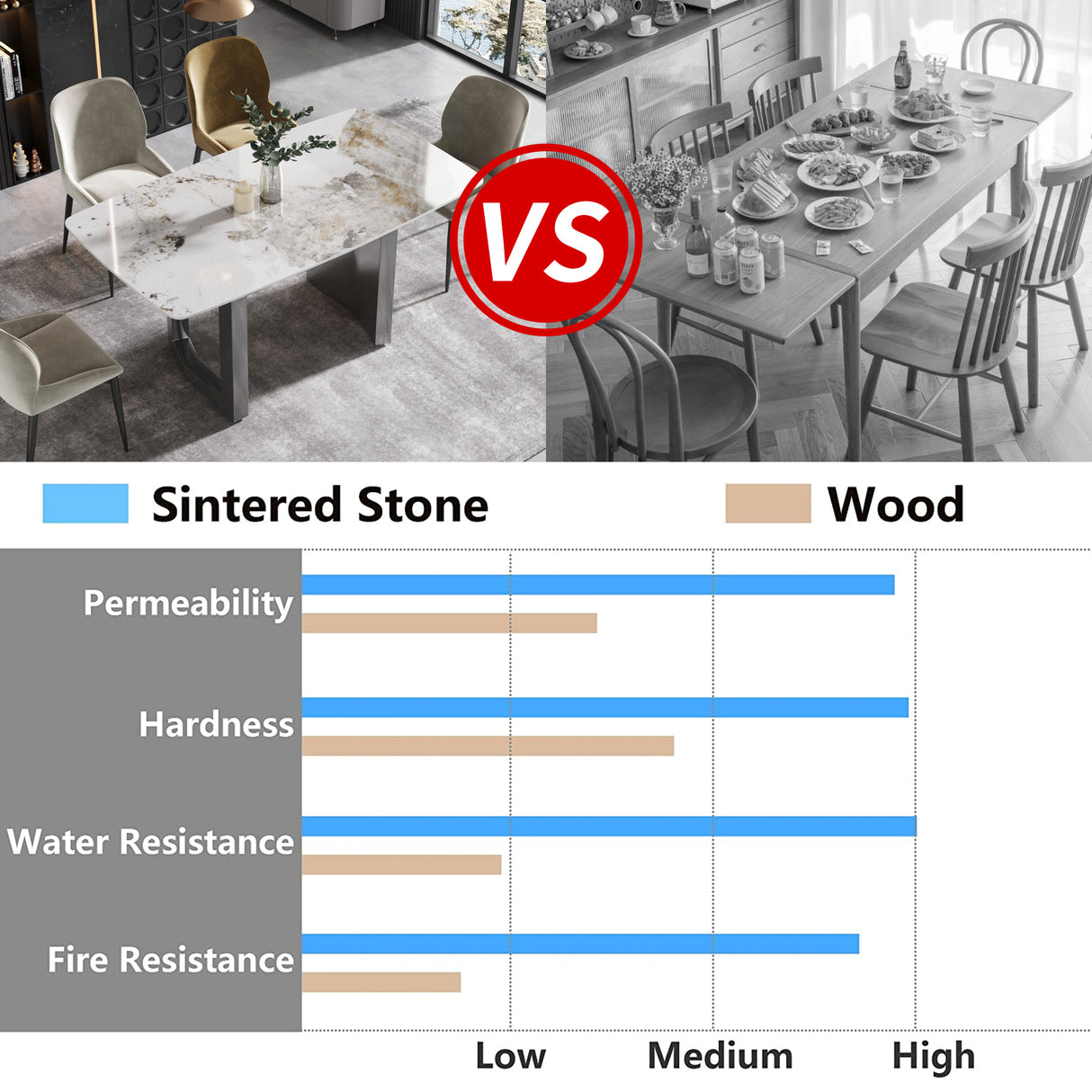 63"Modern artificial stone pandora white curved black metal leg dining table - 6 people | Home Elegance USA