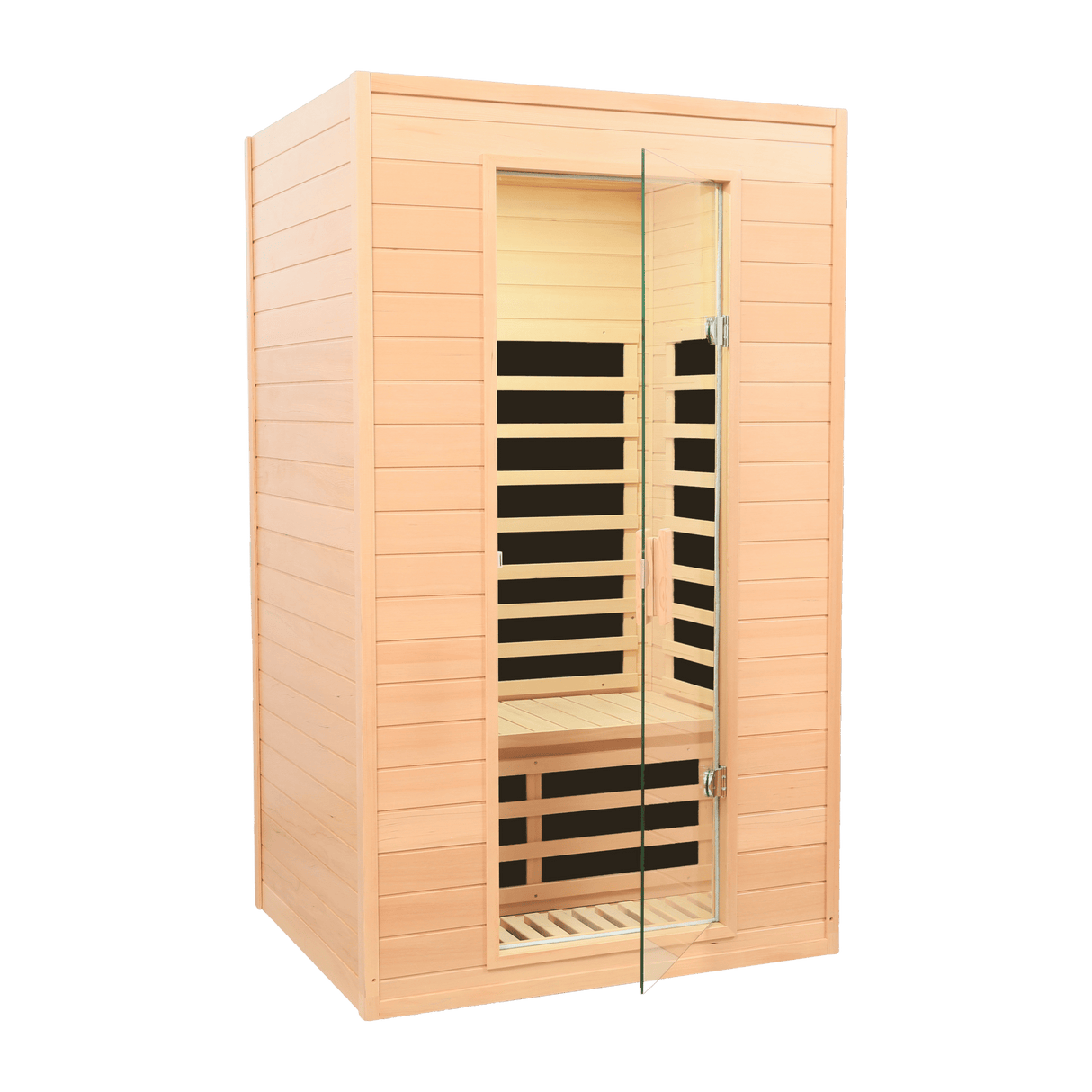 Hemlock far infrared one person indoor sauna room