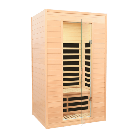 Hemlock far infrared one person indoor sauna room