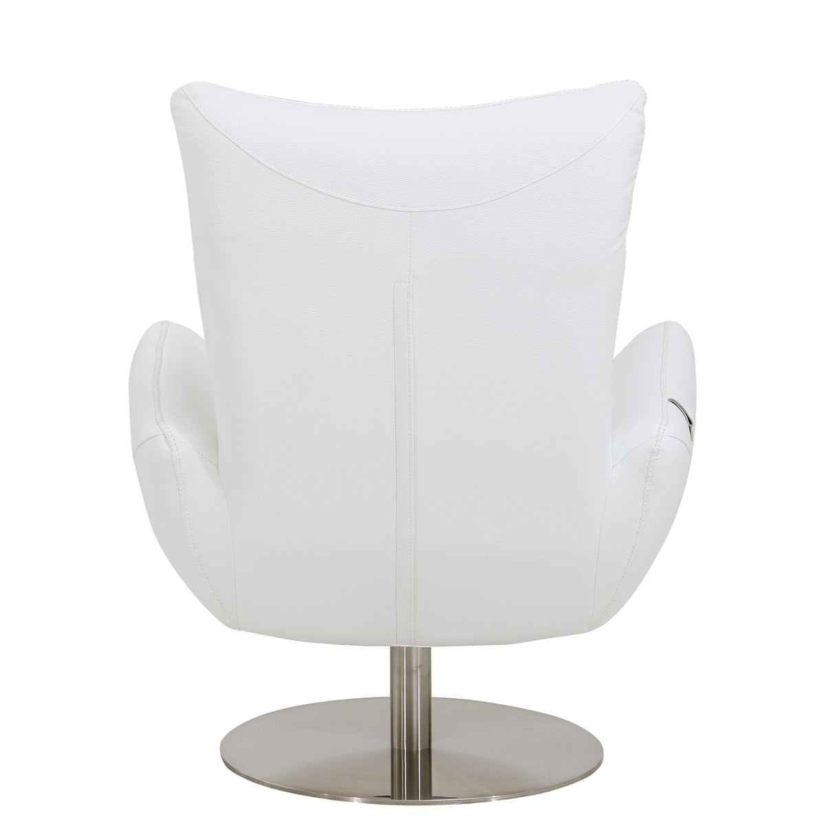 Global United Modern Genuine Italian Leather Upholstered Chair Home Elegance USA