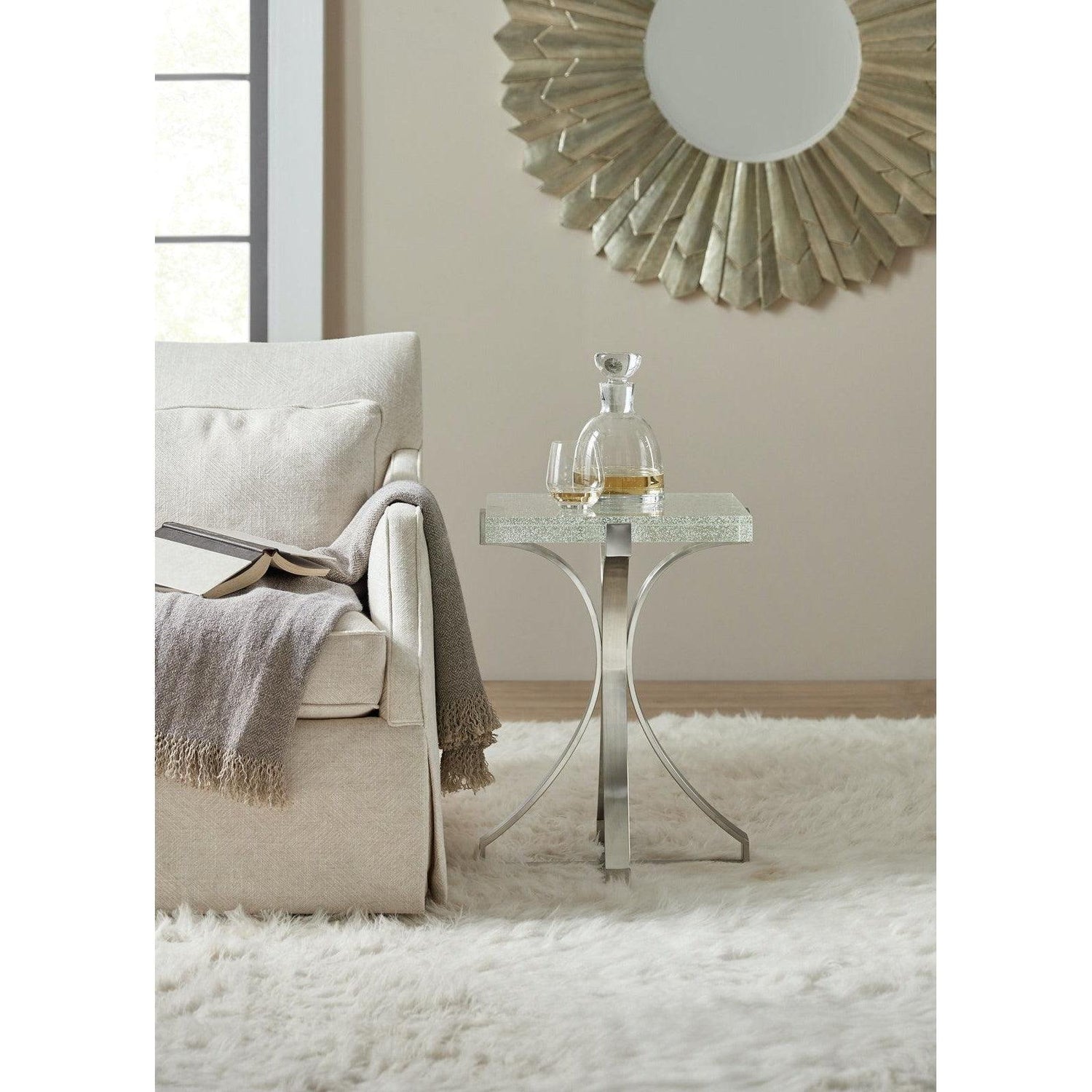 Bubble Glass Accent Table | Hooker | Home Elegance USA