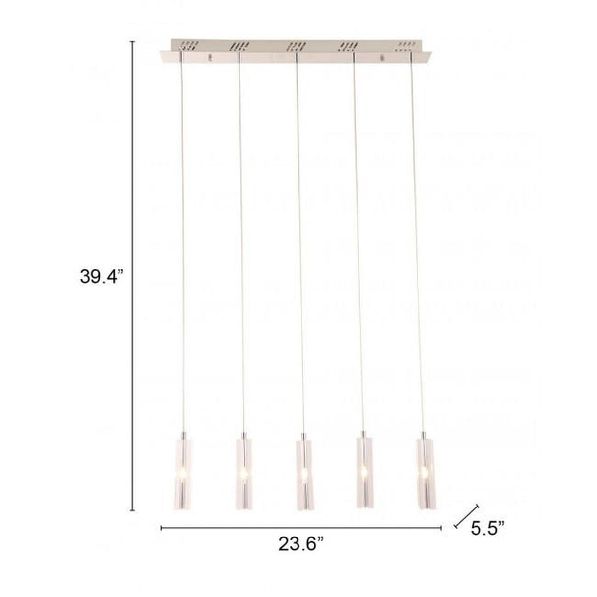 Zuo Celeron Ceiling Lamp Clear