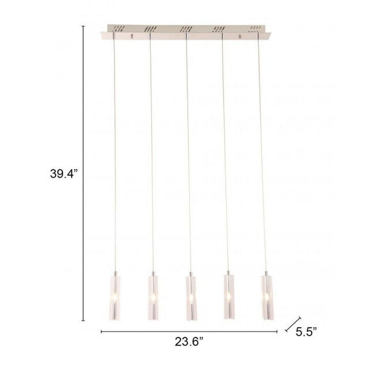 Zuo Celeron Ceiling Lamp Clear