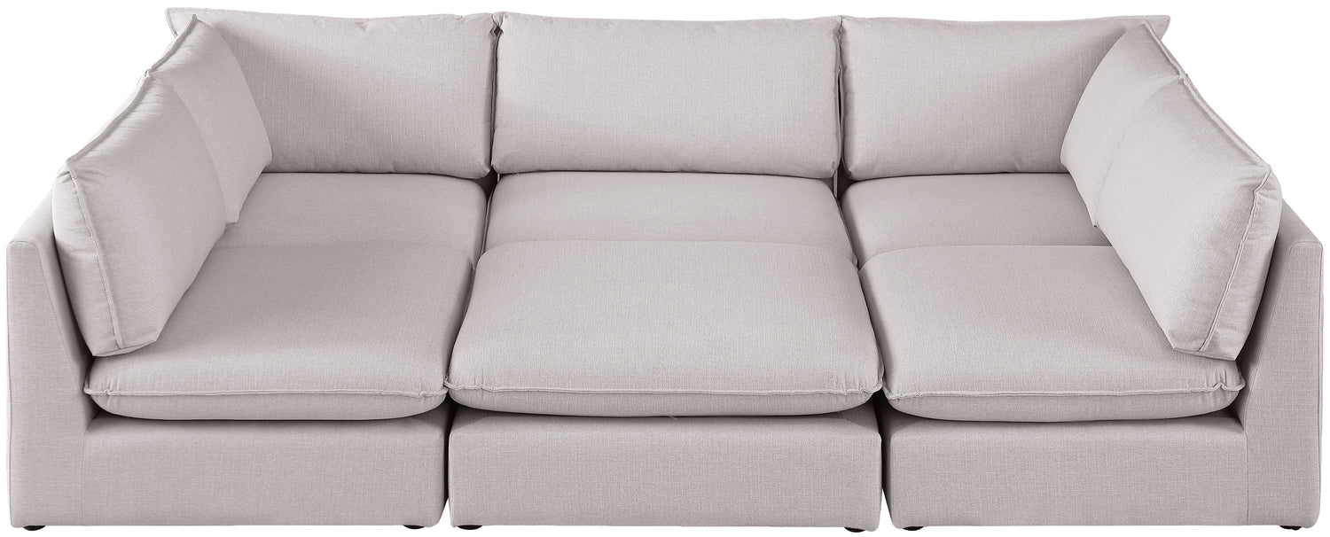 Mackenzie - Modular Sectional 6 Piece - Beige - Home Elegance USA