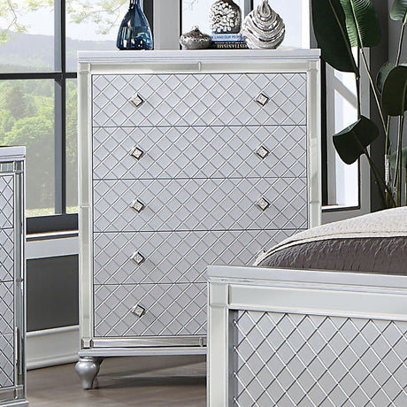 Calandria - Chest - Silver | Home Elegance USA
