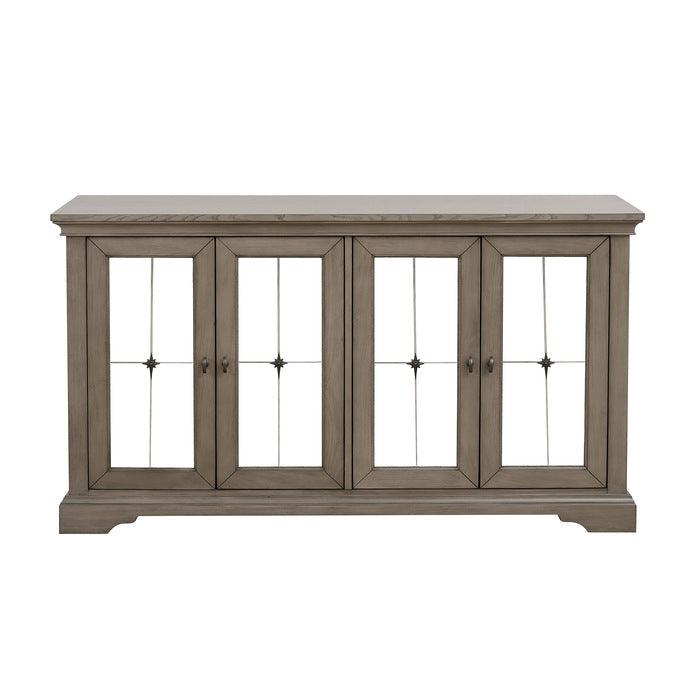 Homelegance - Vermillion Server With Mirrored Door - 5442-40