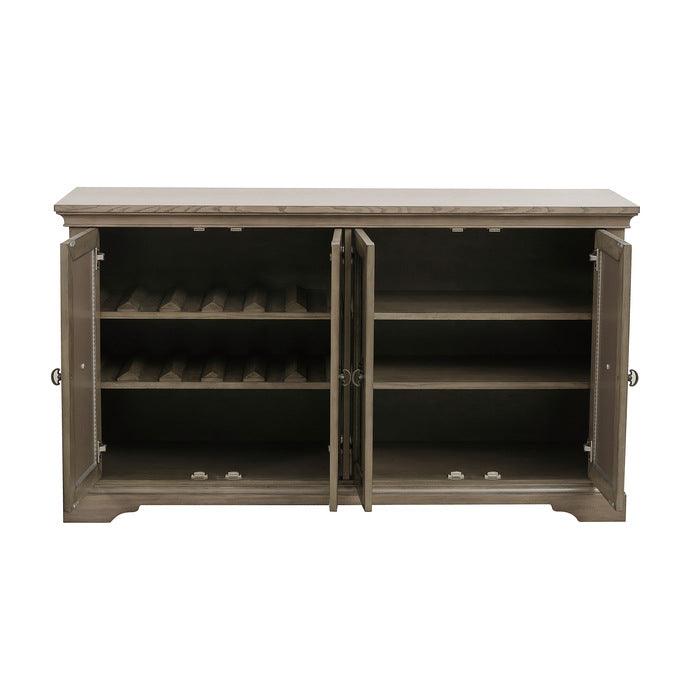 Homelegance - Vermillion Server With Mirrored Door - 5442-40