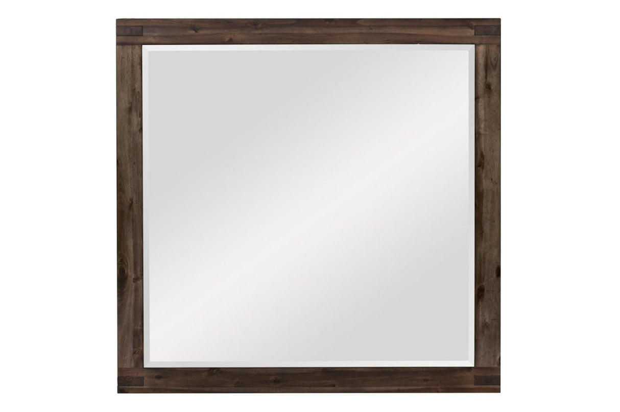 Homelegance - Parnell Dresser With Mirror In Distressed Espresso - 1648-6