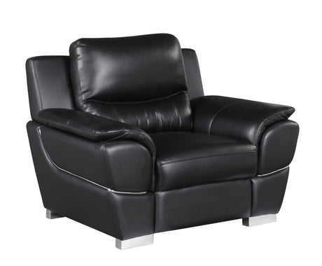 Genuine Leather Chair - Home Elegance USA