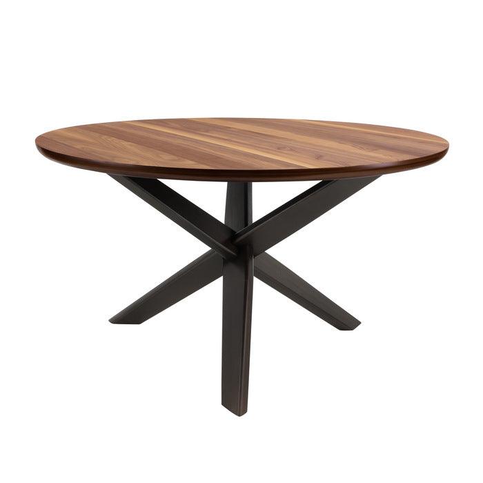 Homelegance - Nelina Brown Round Dining Table - 5597-53