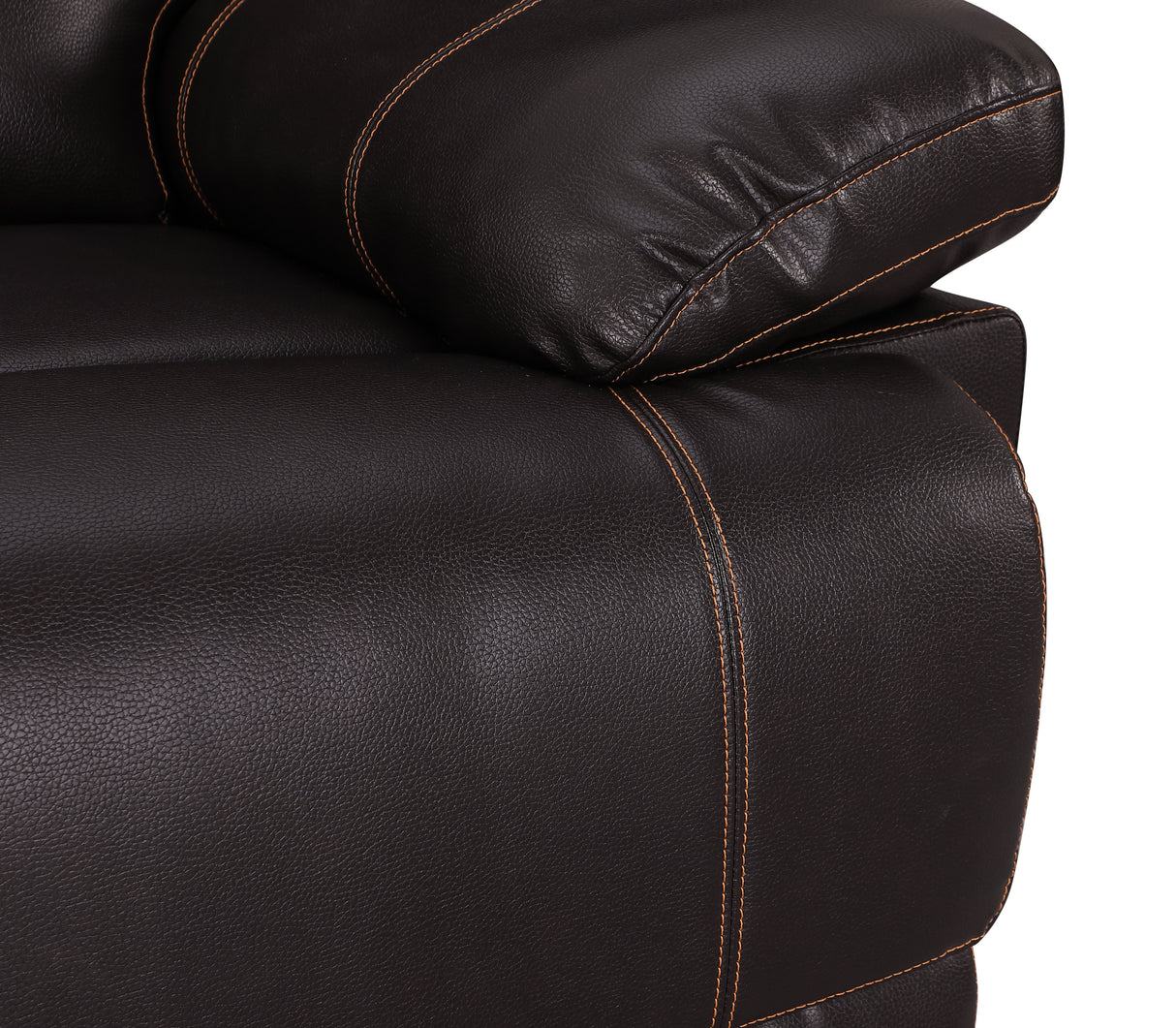 Global United Leather-Air Recliining Sofa Home Elegance USA