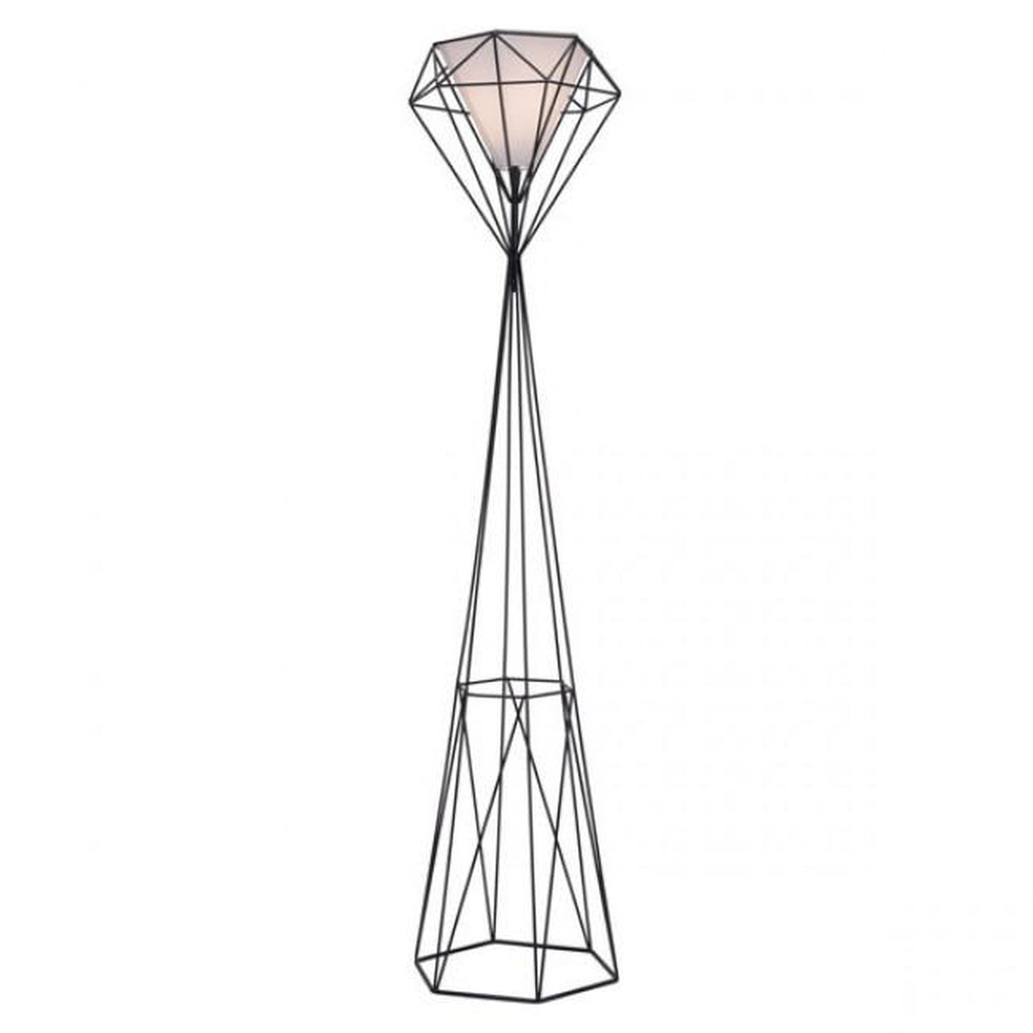 Zuo Delancey Floor Lamp Black