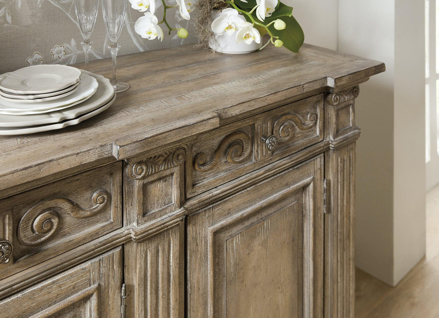 Castella 72In Credenza | Hooker | Home Elegance USA
