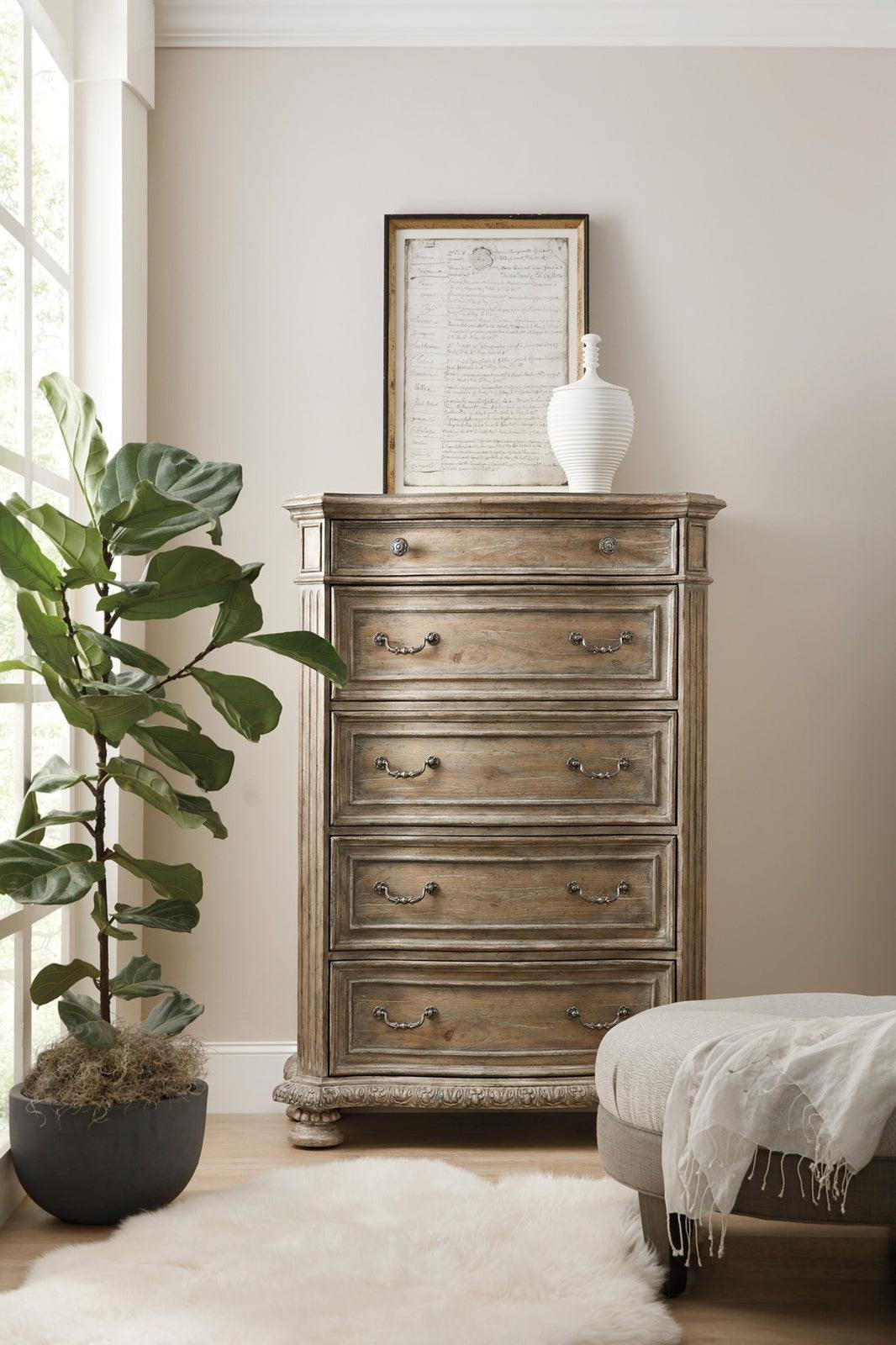Castella Five Drawer Chest | Hooker | Home Elegance USA