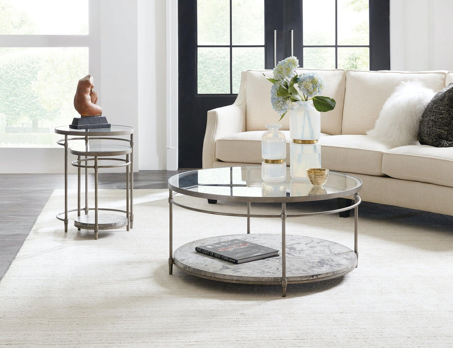 5889 - 80 Nesting Table | Hooker | Home Elegance USA