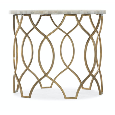 Hooker Furniture Melange Corrina Round Lamp Table