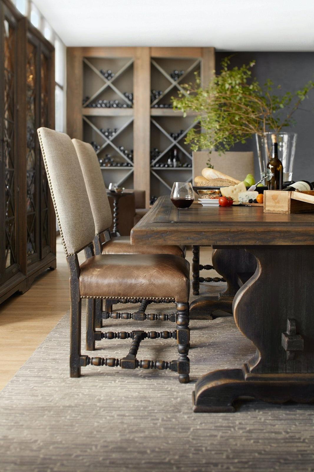 Bandera 86In Table W/2 - 18In Leaves | Hooker | Home Elegance USA