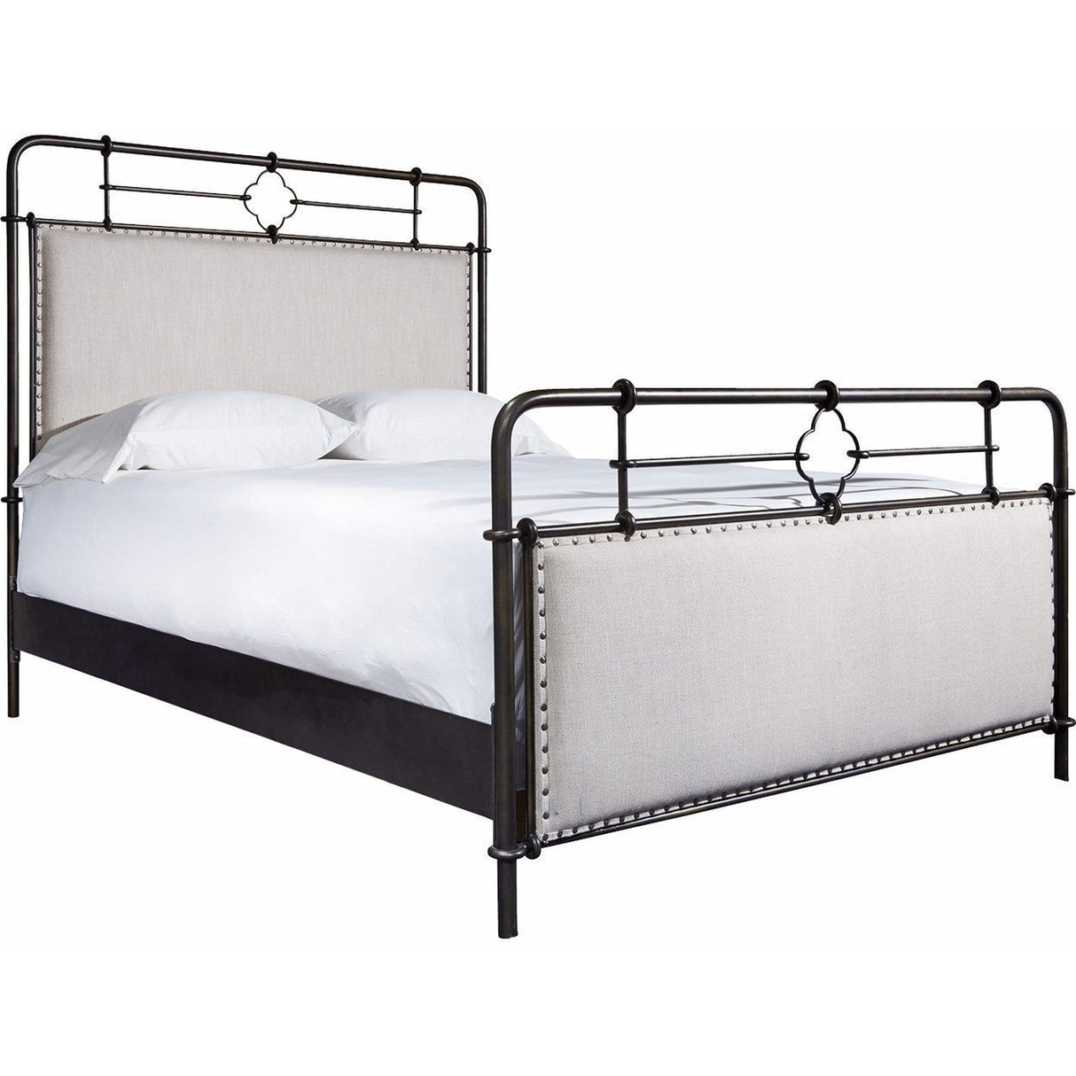 Curated Upholstered Metal Bed | Universal