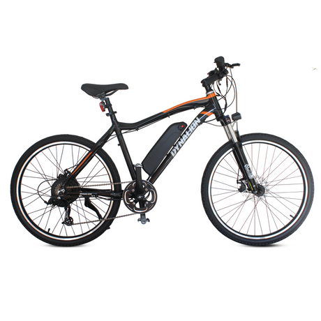 26\'\' Mountain Electric Bike for Adults Aluminum Alloy Frame 350W Motor 48V 12.8AH Removable Battery Shimano 7 Speed Suspension Fork for Various Road Conditions