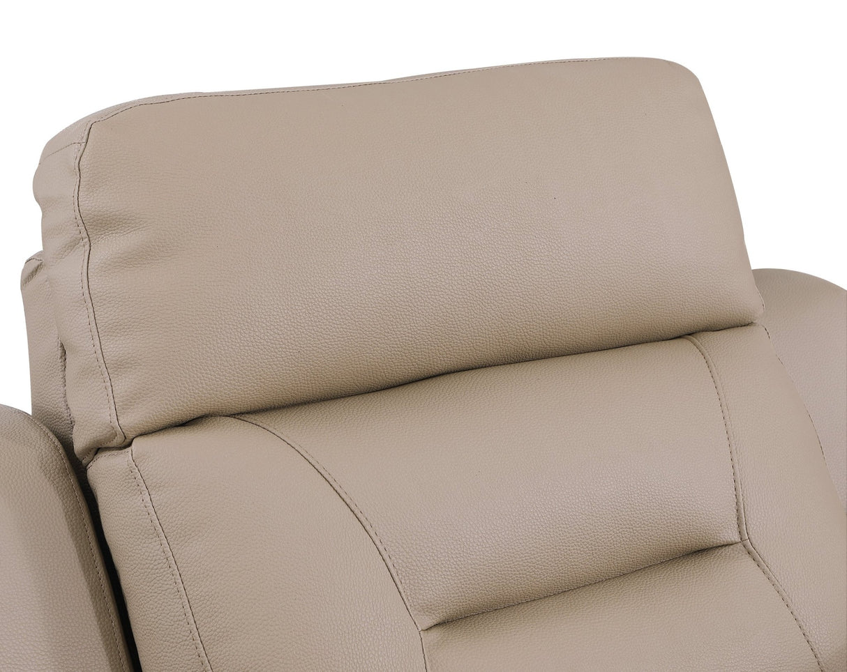 Global United Reclining Modern Leather Air Upholstered Chair