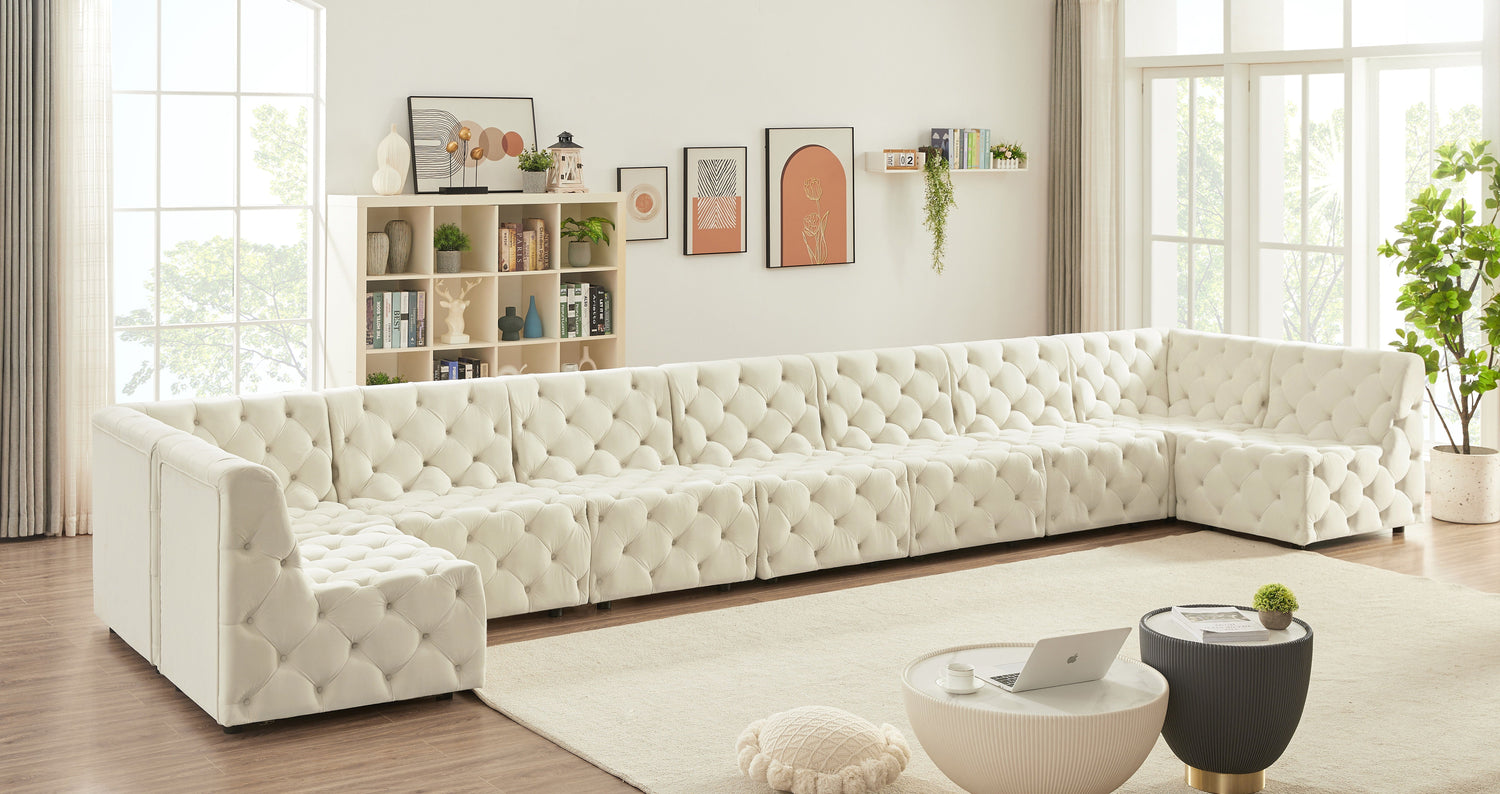 Tuft - Modular Sectional - Cream - Home Elegance USA