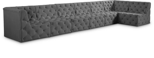 Tuft - Modular Sectional 7 Piece - Gray - Home Elegance USA