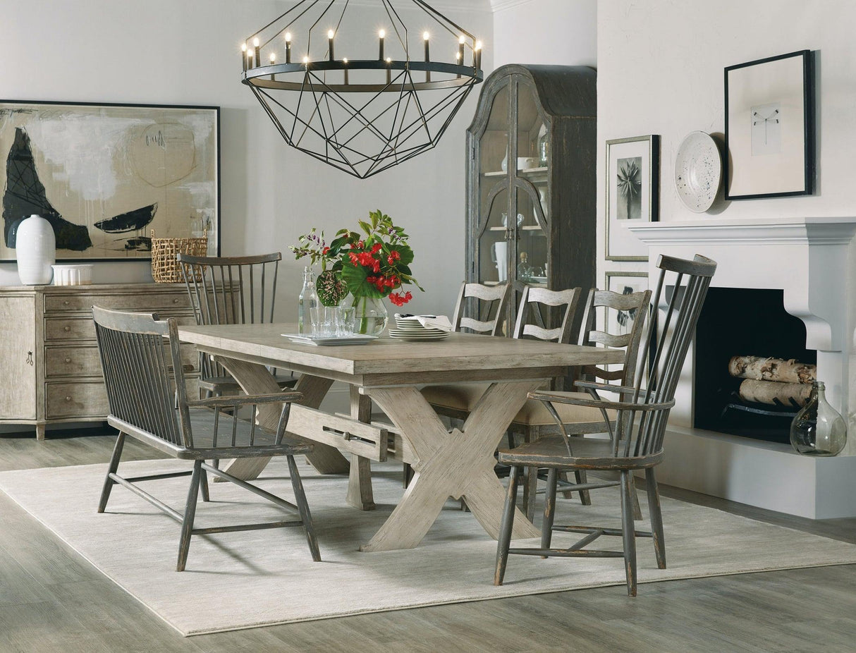 Alfresco Vittorio 80In Rectangle Dining Table W/ 2 - 22In Leaves | Hooker | Home Elegance USA