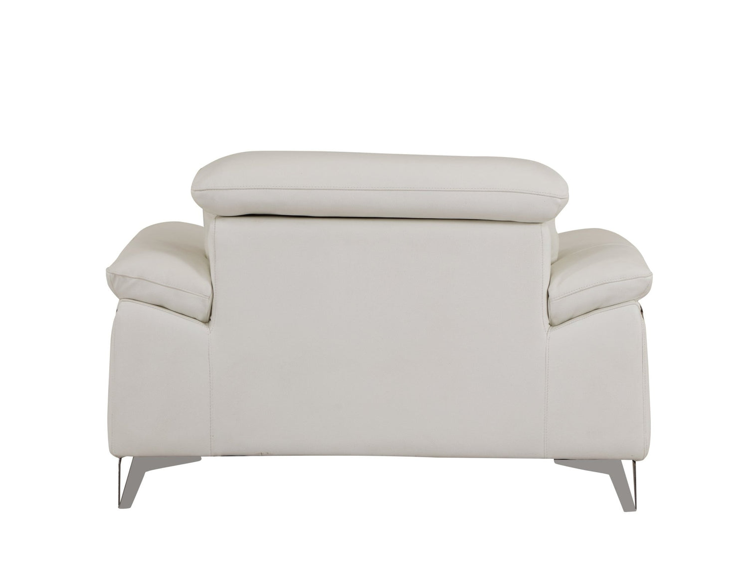 Global United Top Grain Italian Leather Chair - Home Elegance USA