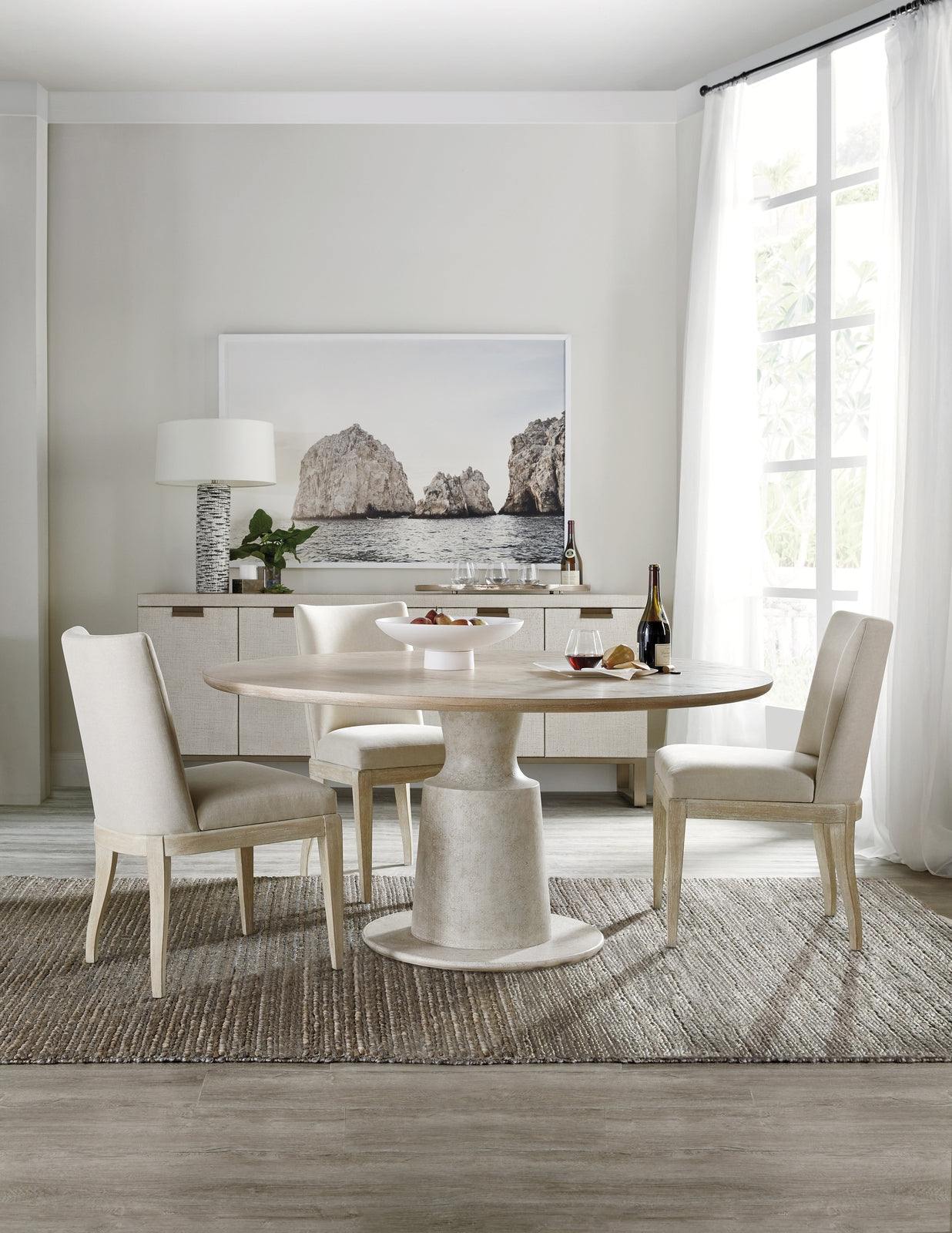 Cascade Pedestal Dining Table | Hooker | Home Elegance USA