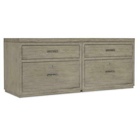 Hooker Furniture Linville Falls Credenza With 2 Lateral Files - 72"