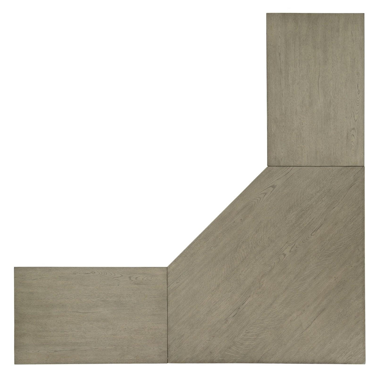 Hooker Furniture Linville Falls Corner Combo Desk With 2 Open Cabinets